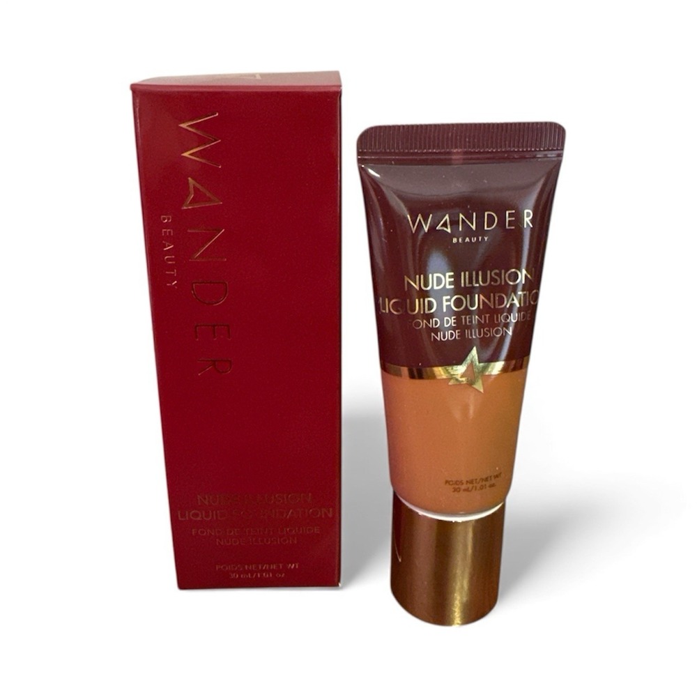 Wander Beauty Nude Illusion Liquid Foundation 1.01 Oz Rich Deep New - Picture 2 of 6
